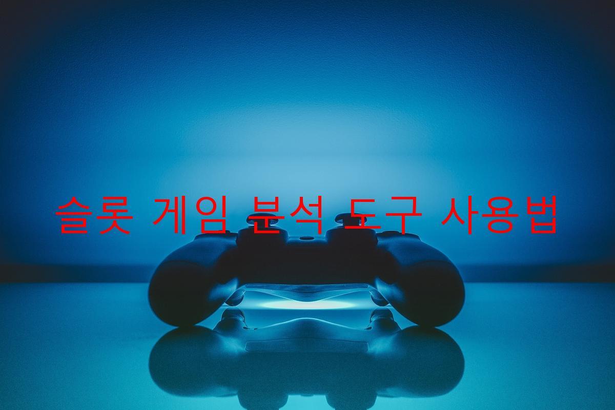 슬롯 게임 분석 도구 사용법