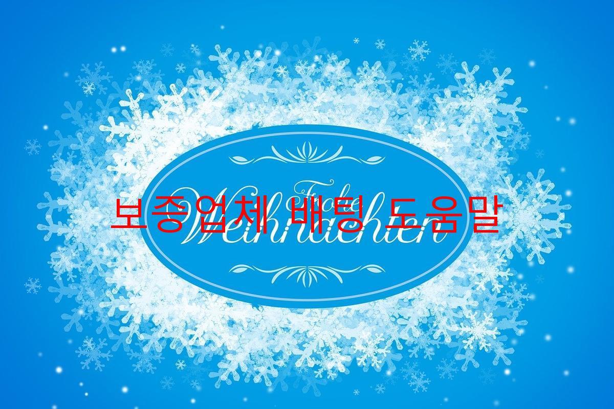 보증업체 배팅 도움말