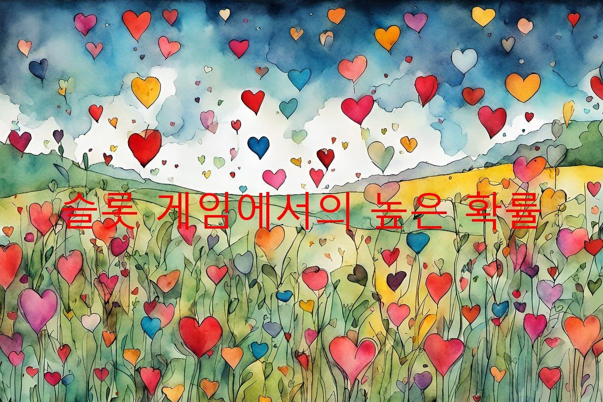 슬롯 게임에서의 높은 확률