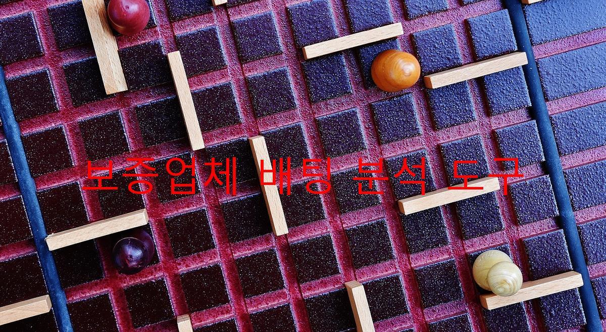 보증업체 배팅 분석 도구