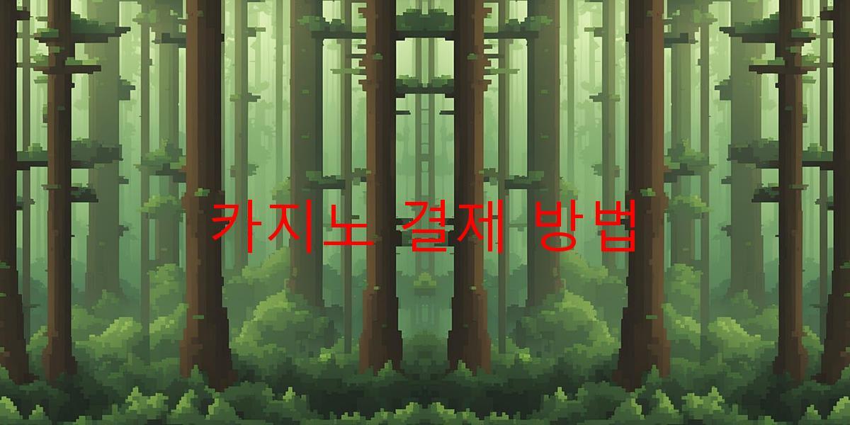 카지노 결제 방법