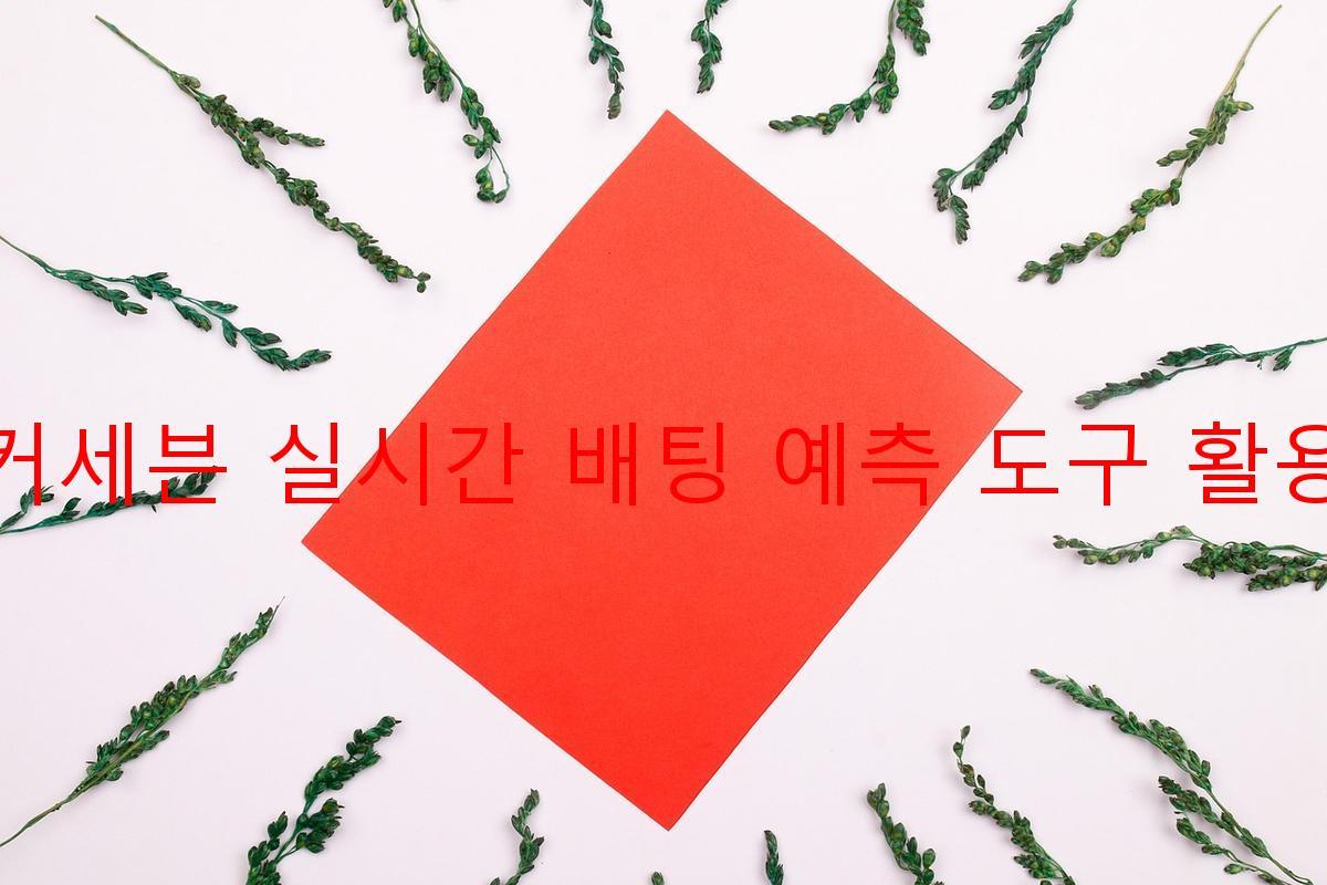 죠커세븐 실시간 배팅 예측 도구 활용법