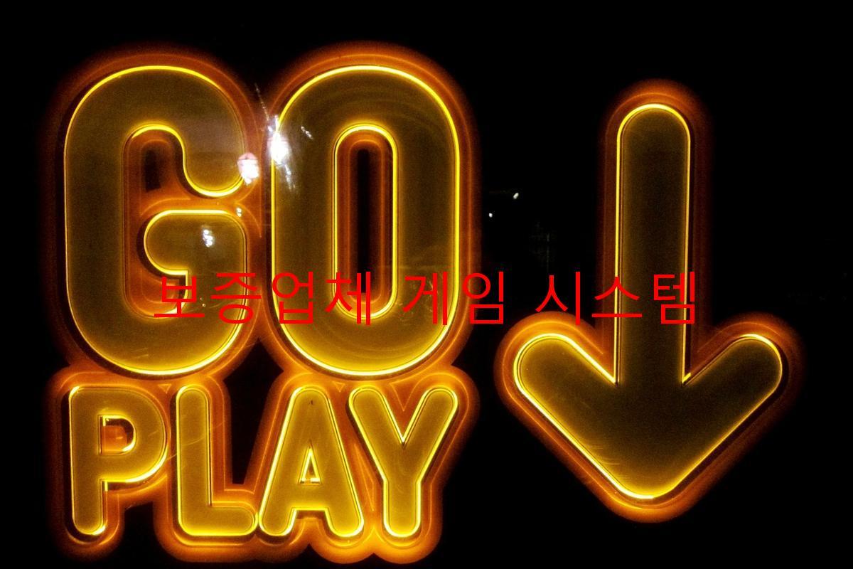 보증업체 게임 시스템