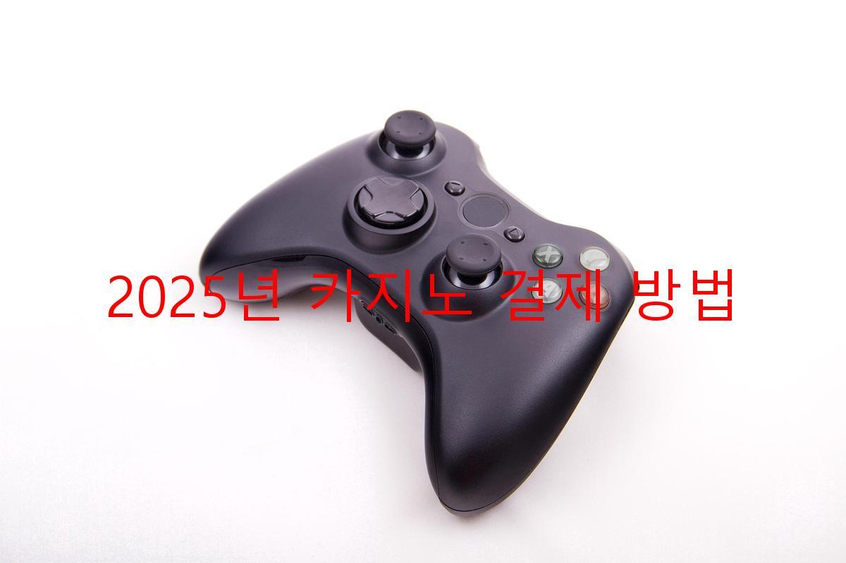 2025년 카지노 결제 방법