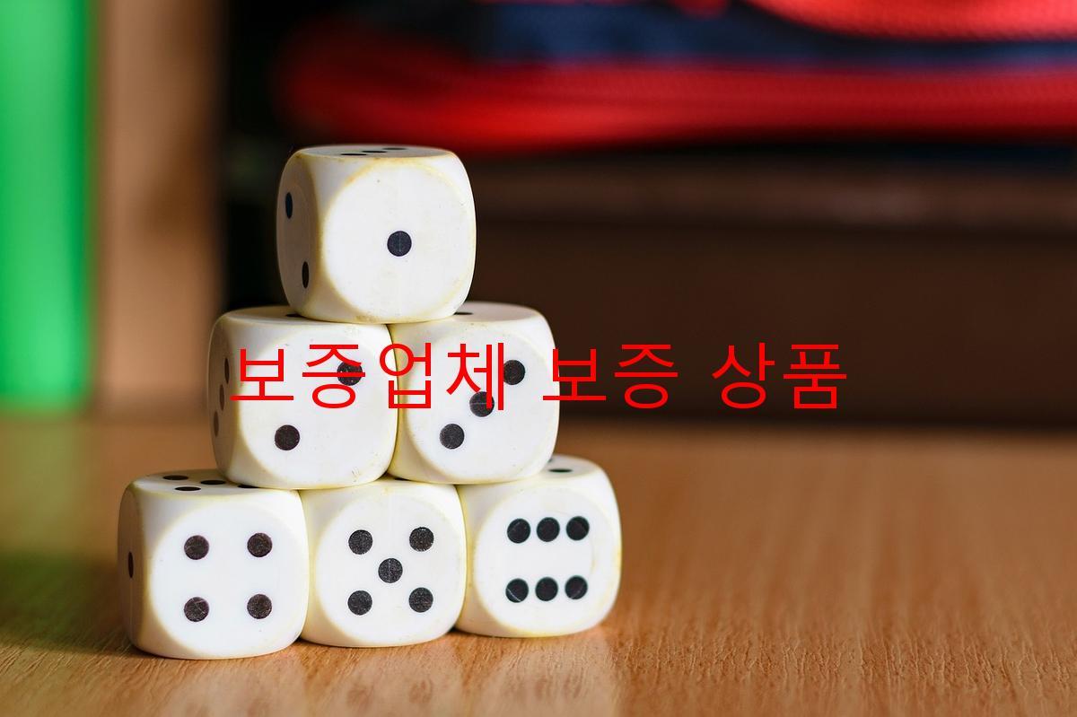 보증업체 보증 상품