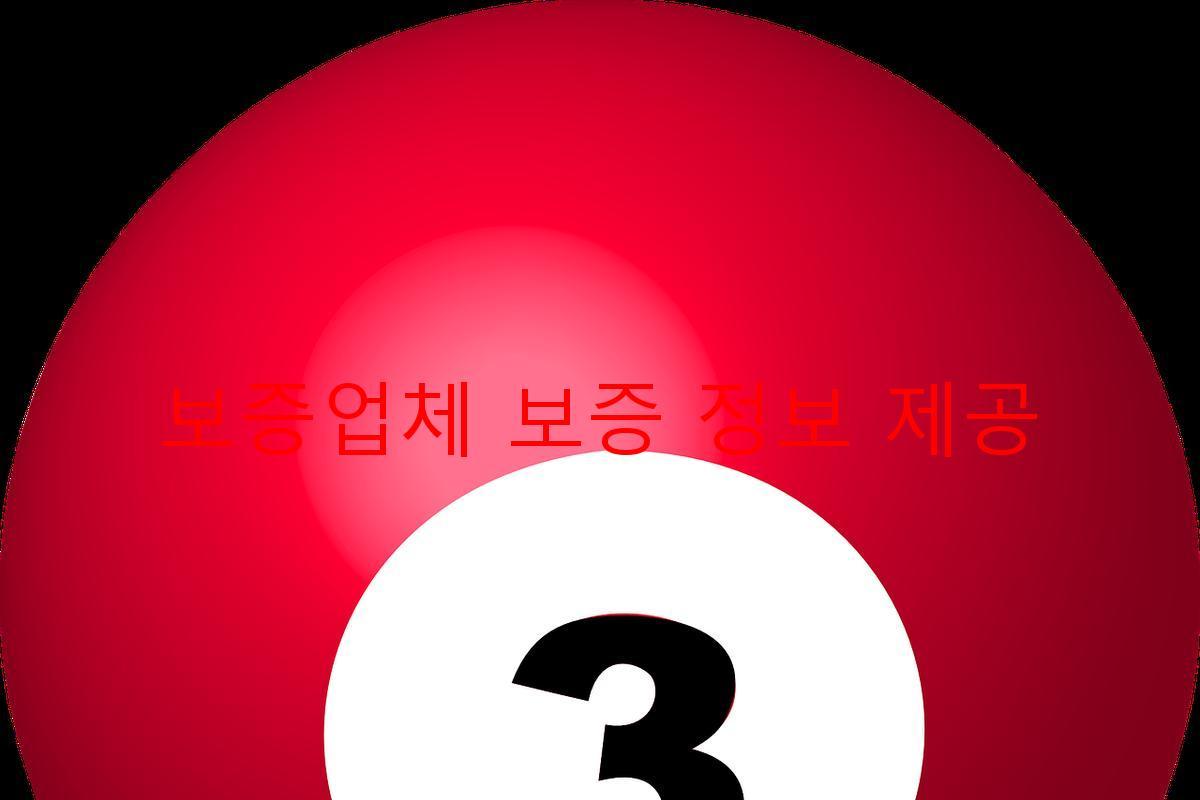 보증업체 보증 정보 제공