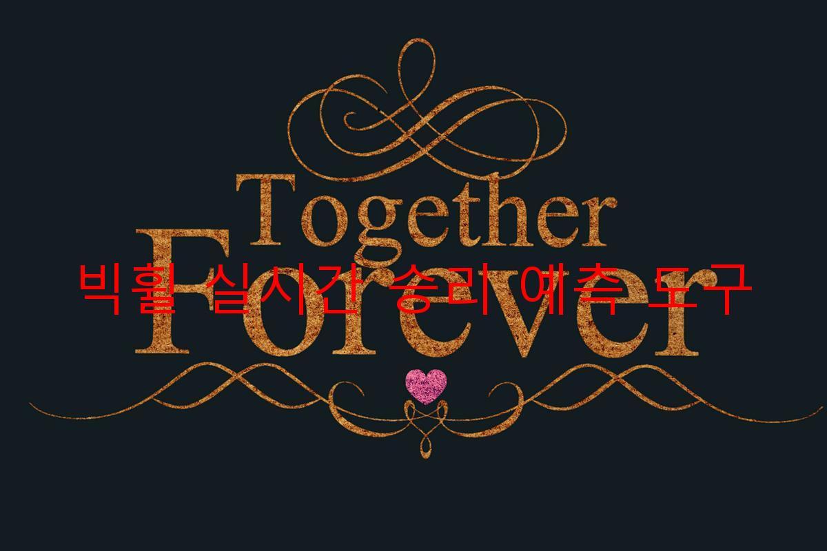 빅휠 실시간 승리 예측 도구