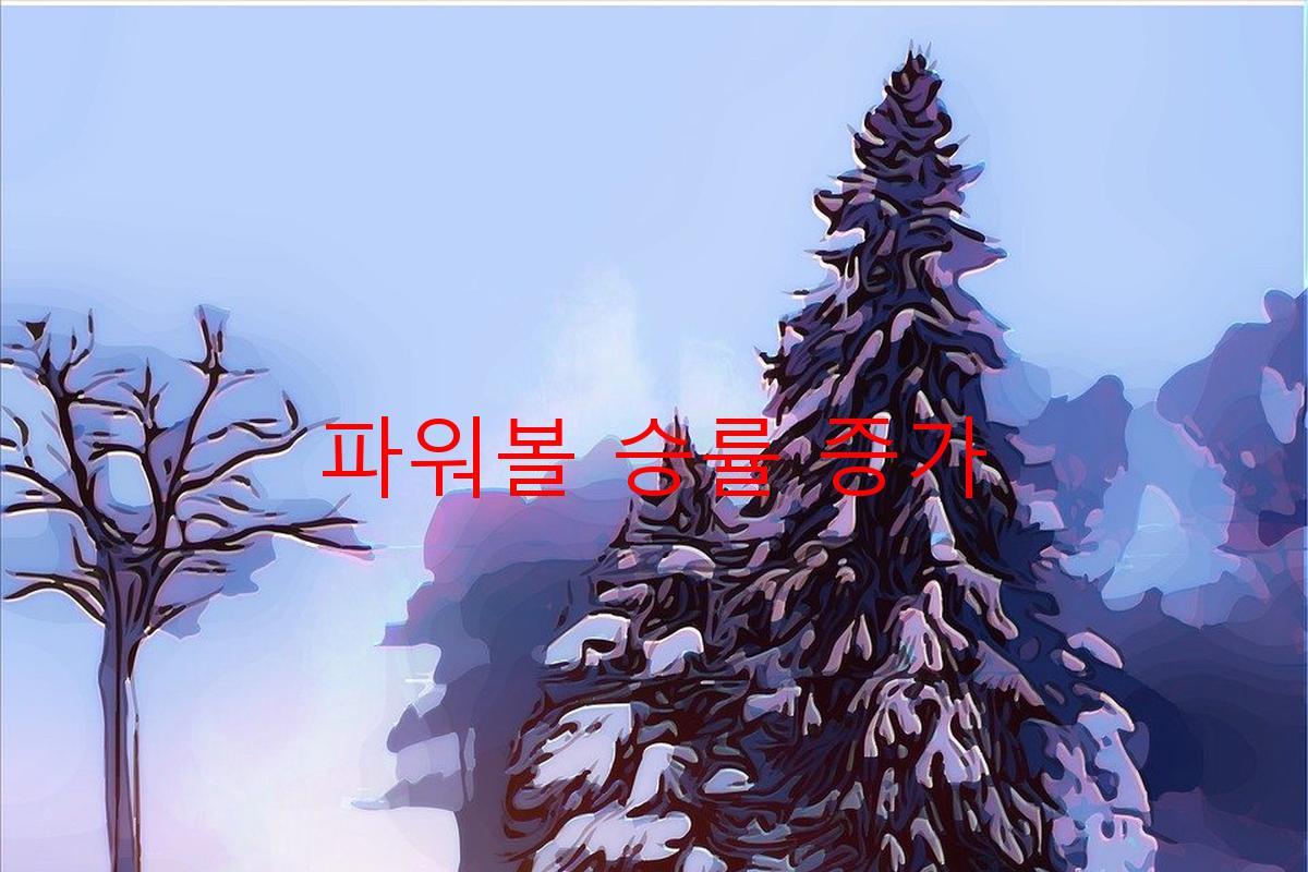 파워볼 승률 증가