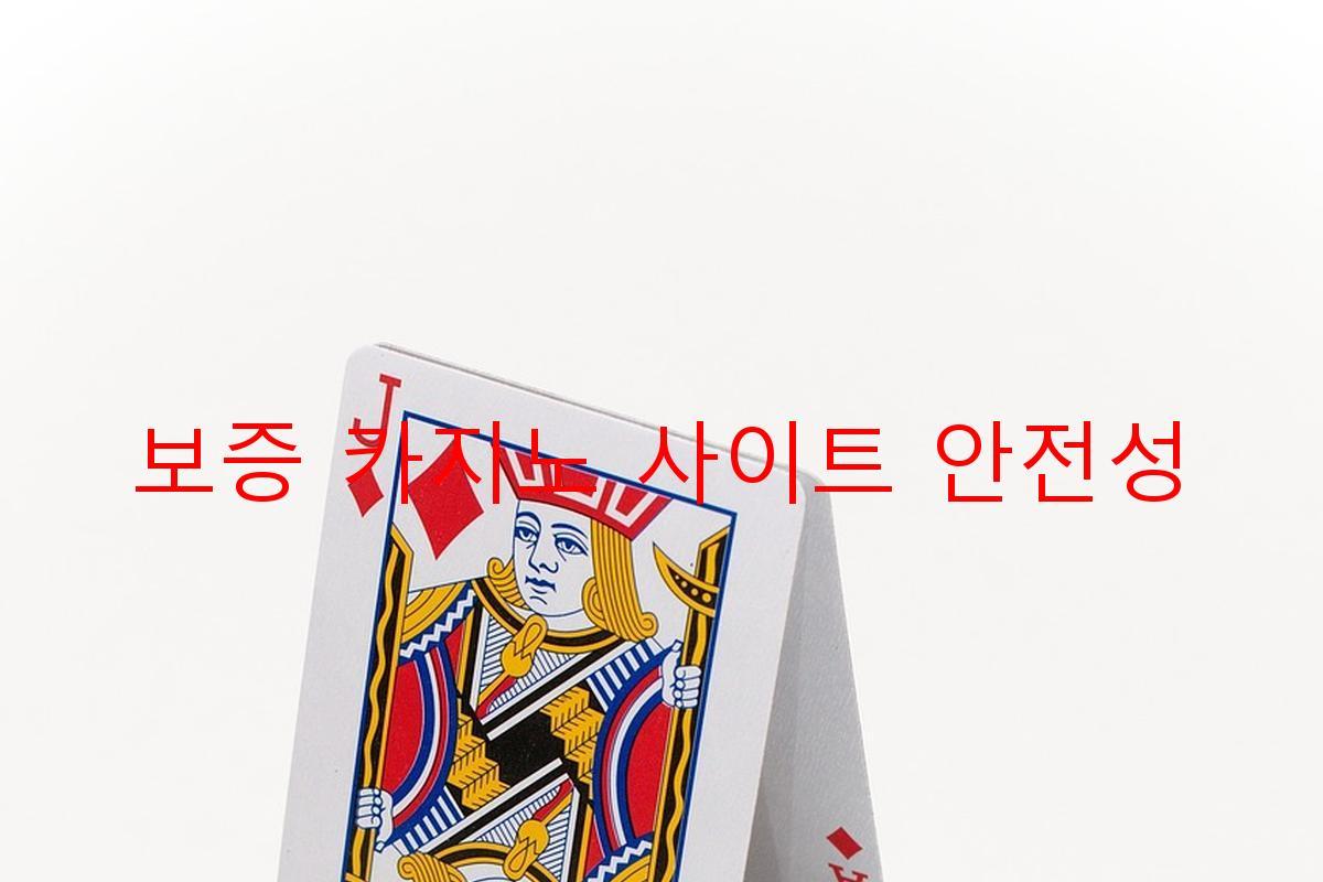보증 카지노 사이트 안전성
