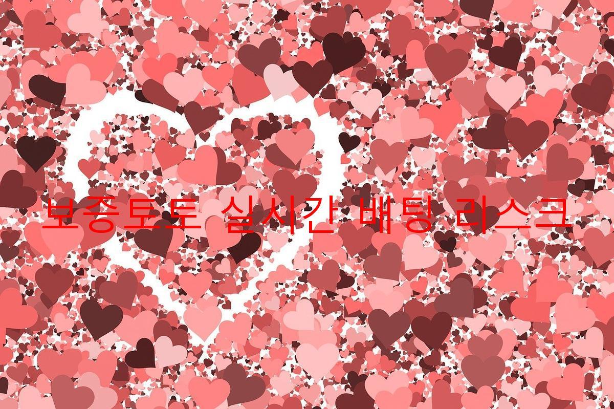 보증토토 실시간 배팅 리스크