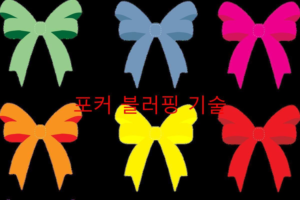 포커 블러핑 기술