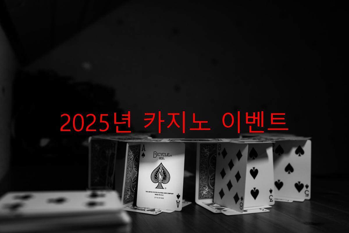2025년 카지노 이벤트