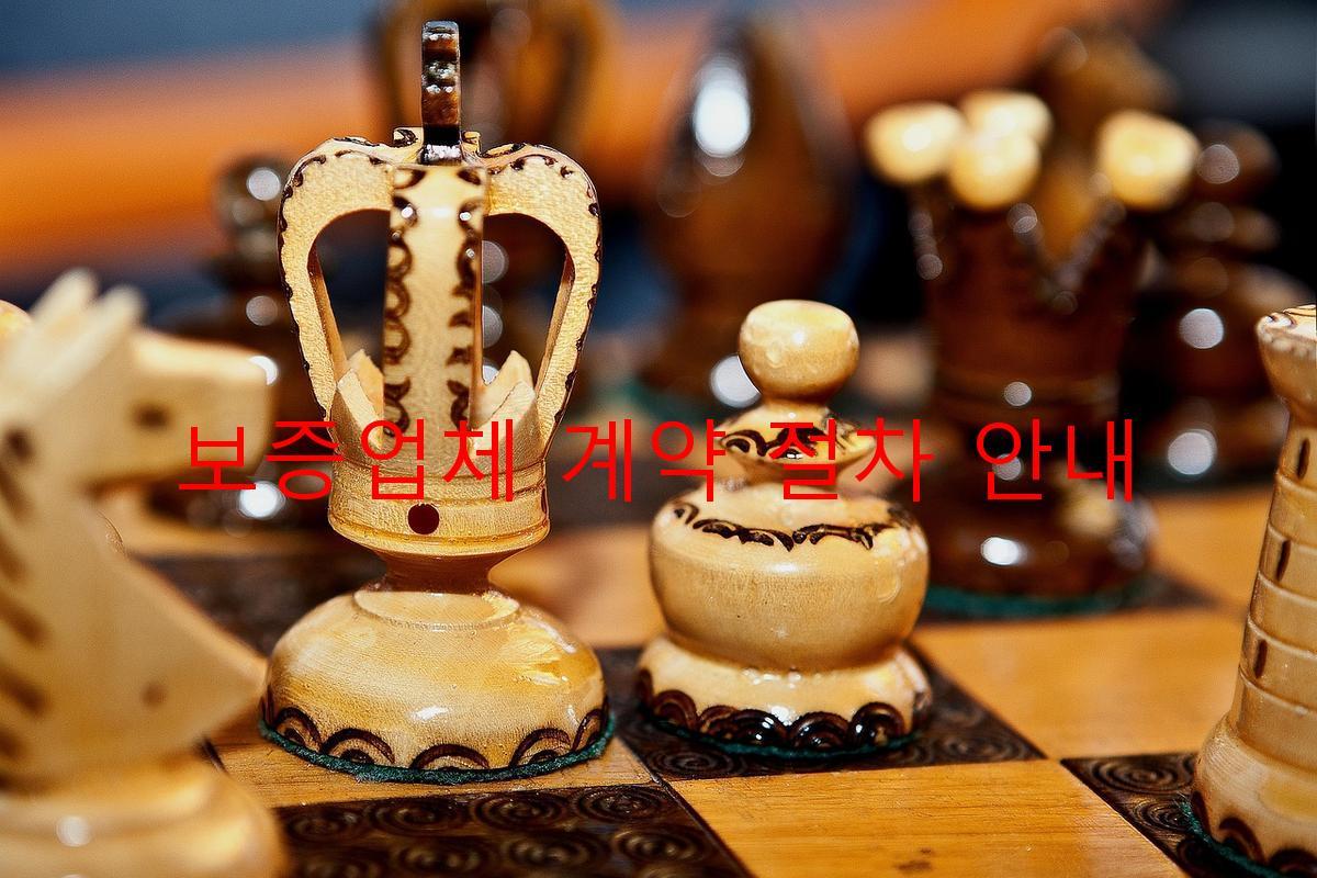 보증업체 계약 절차 안내