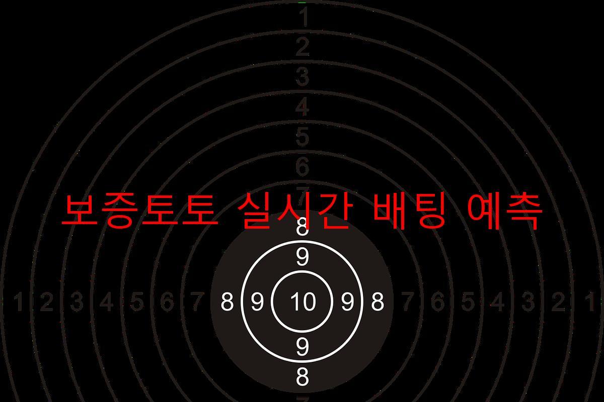 보증토토 실시간 배팅 예측