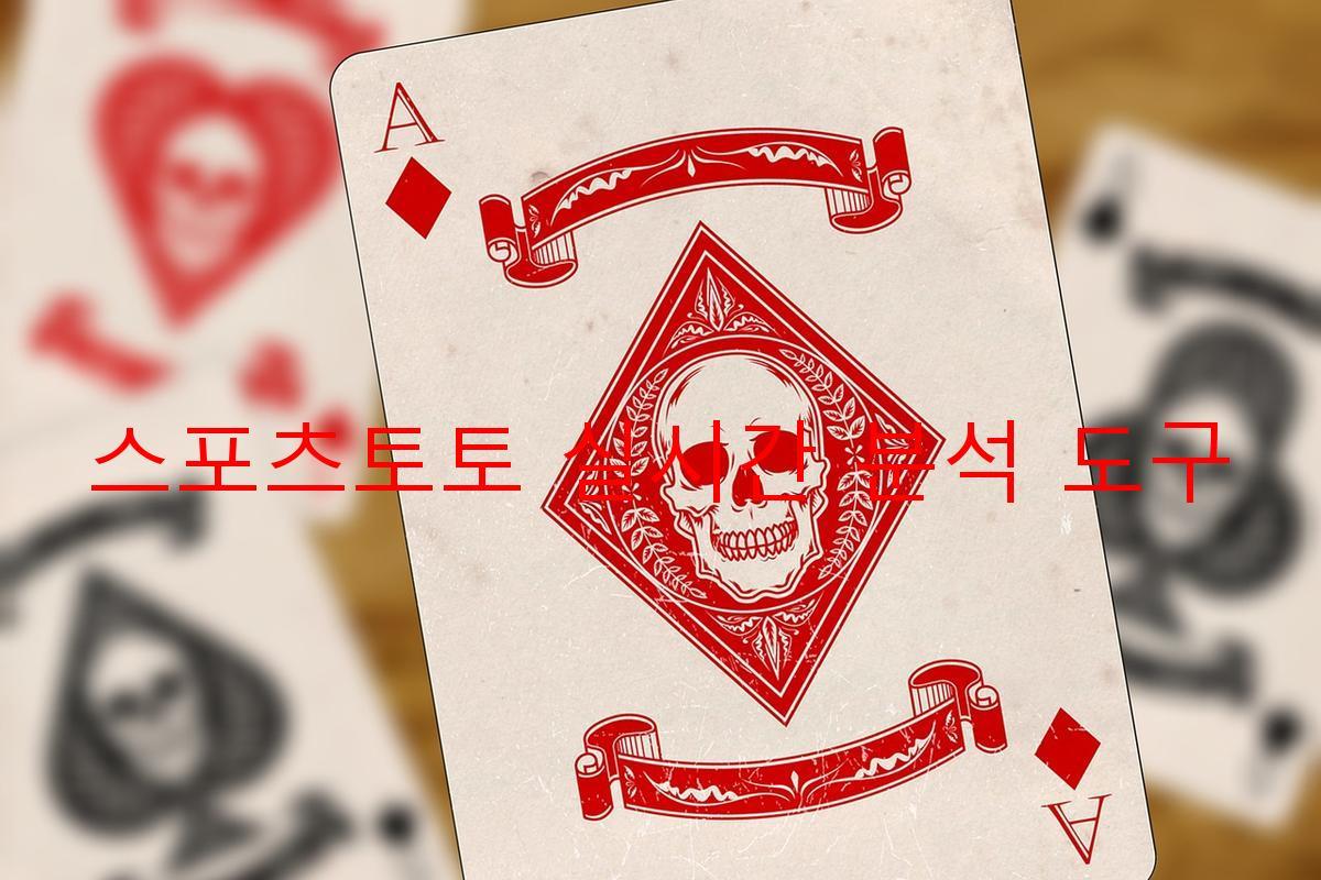 스포츠토토 실시간 분석 도구