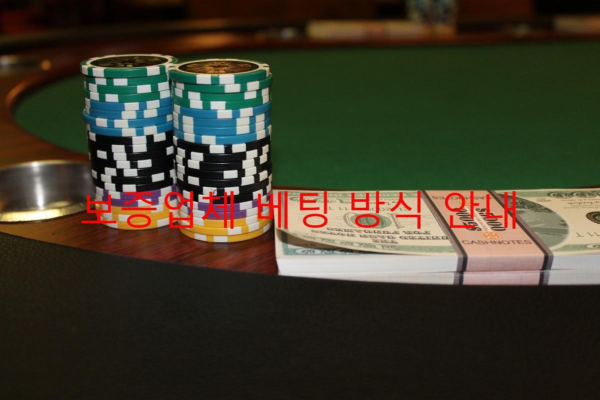 보증업체 베팅 방식 안내