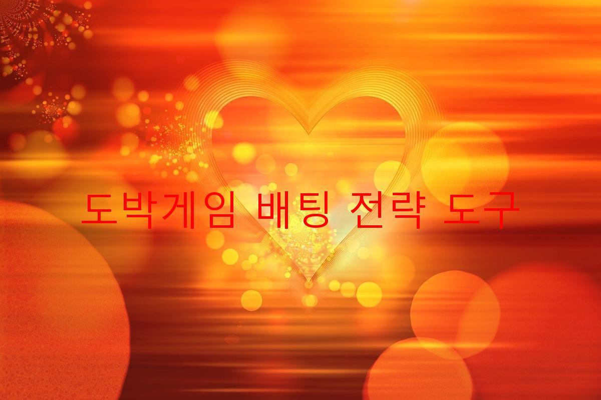 도박게임 배팅 전략 도구