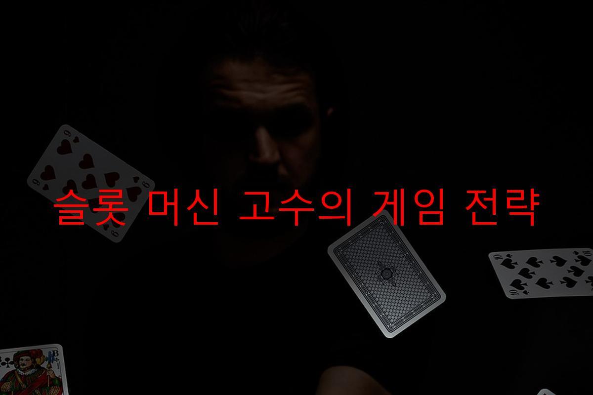 슬롯 머신 고수의 게임 전략