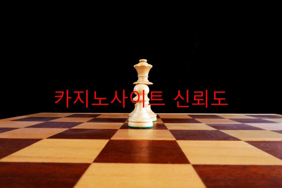 카지노사이트 신뢰도