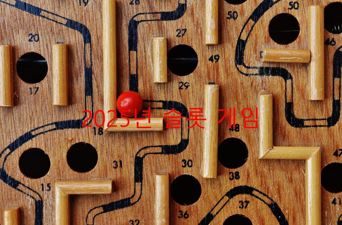 2025년 슬롯 게임