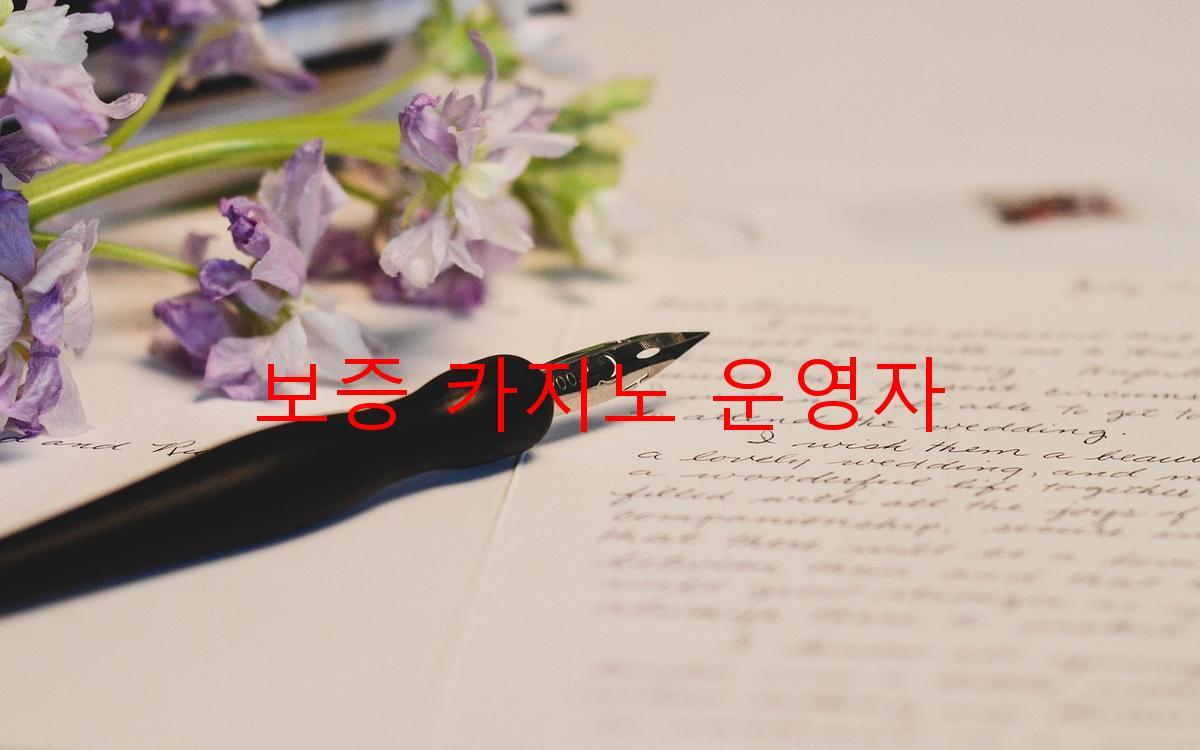 보증 카지노 운영자