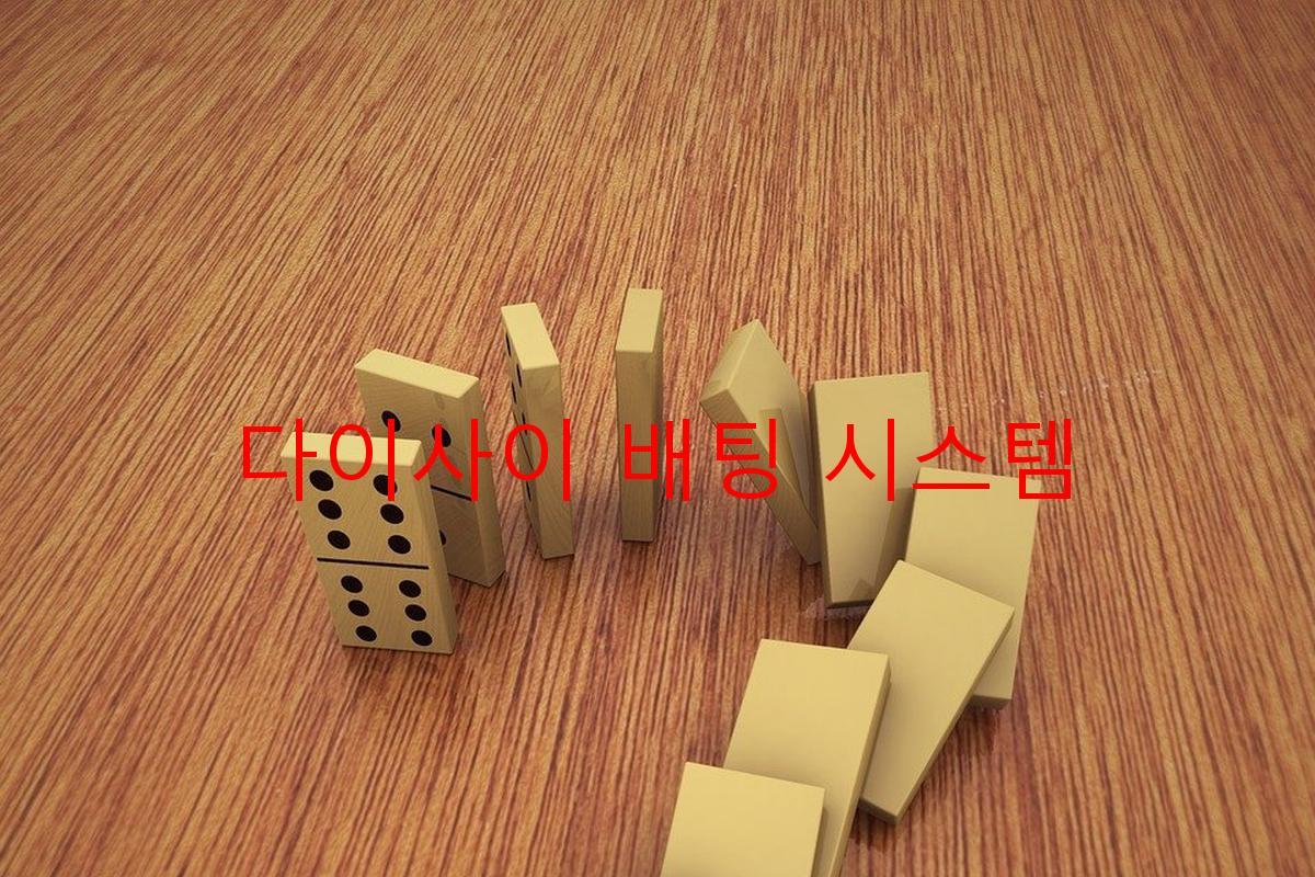 다이사이 배팅 시스템