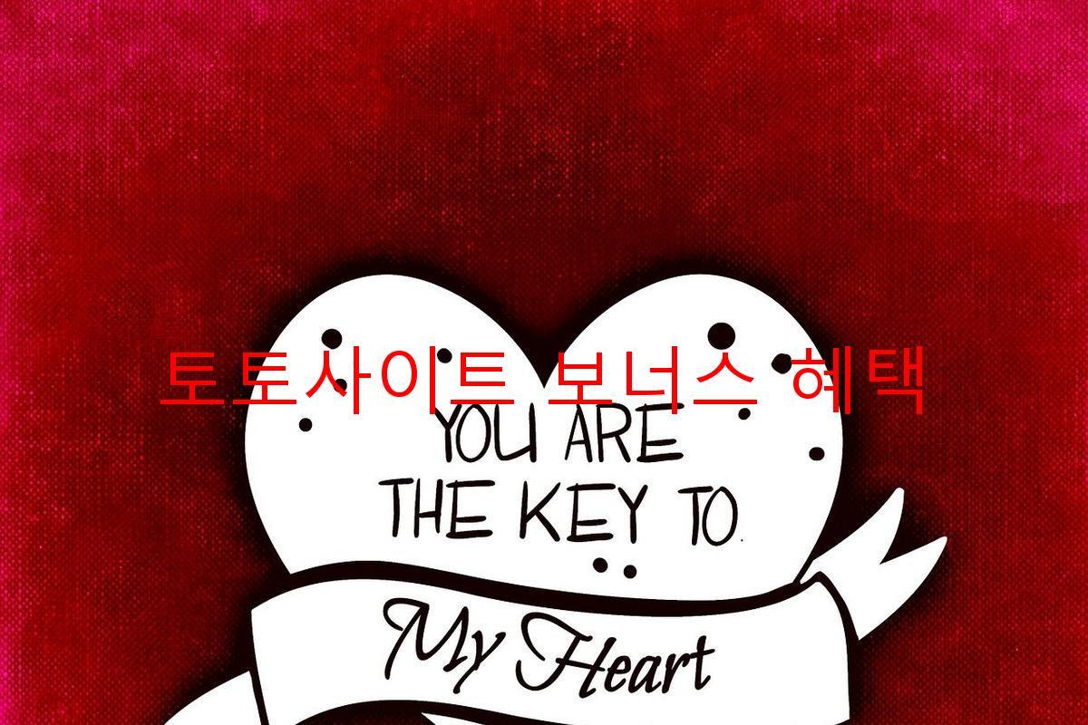 토토사이트 보너스 혜택