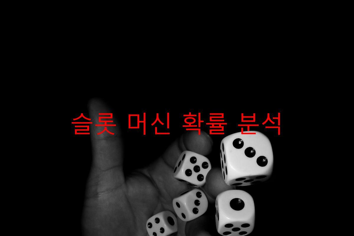 슬롯 머신 확률 분석