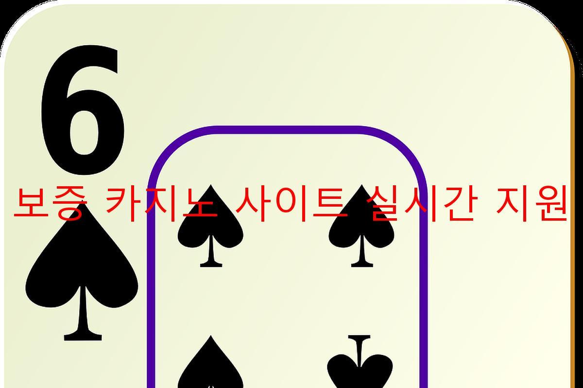 보증 카지노 사이트 실시간 지원