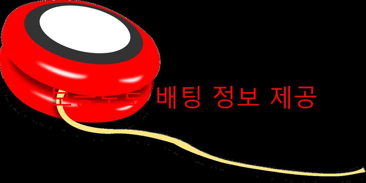 보증토토 배팅 정보 제공