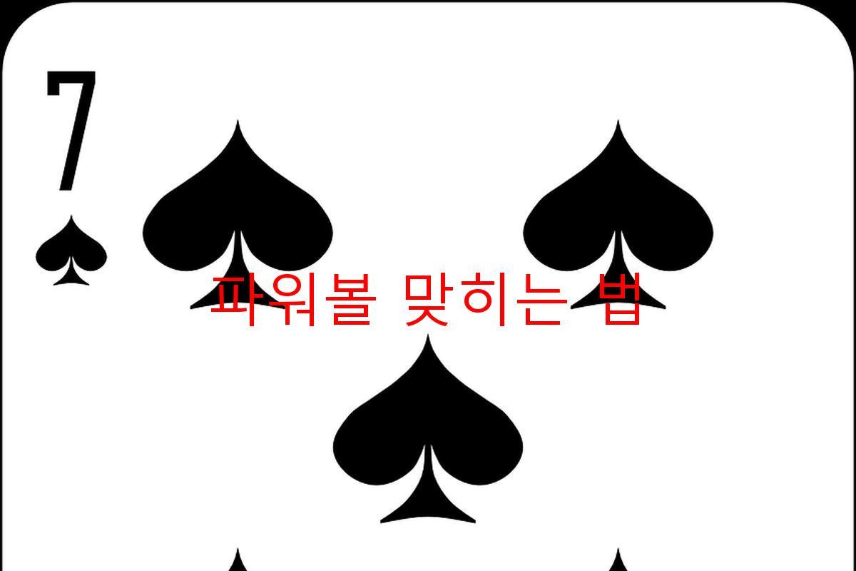 파워볼 맞히는 법