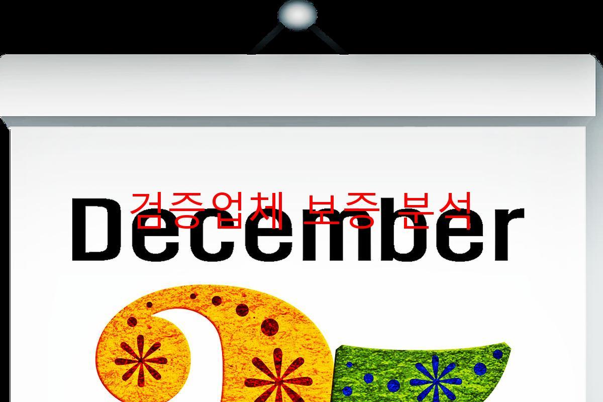 검증업체 보증 분석