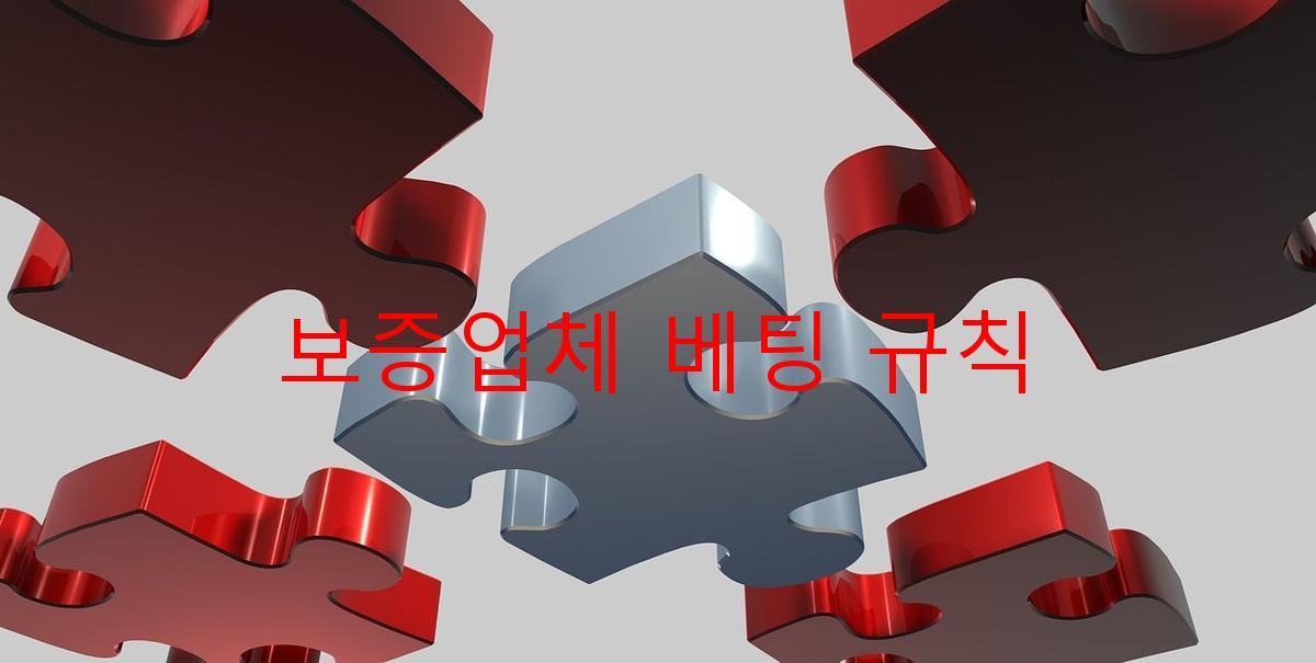 보증업체 베팅 규칙