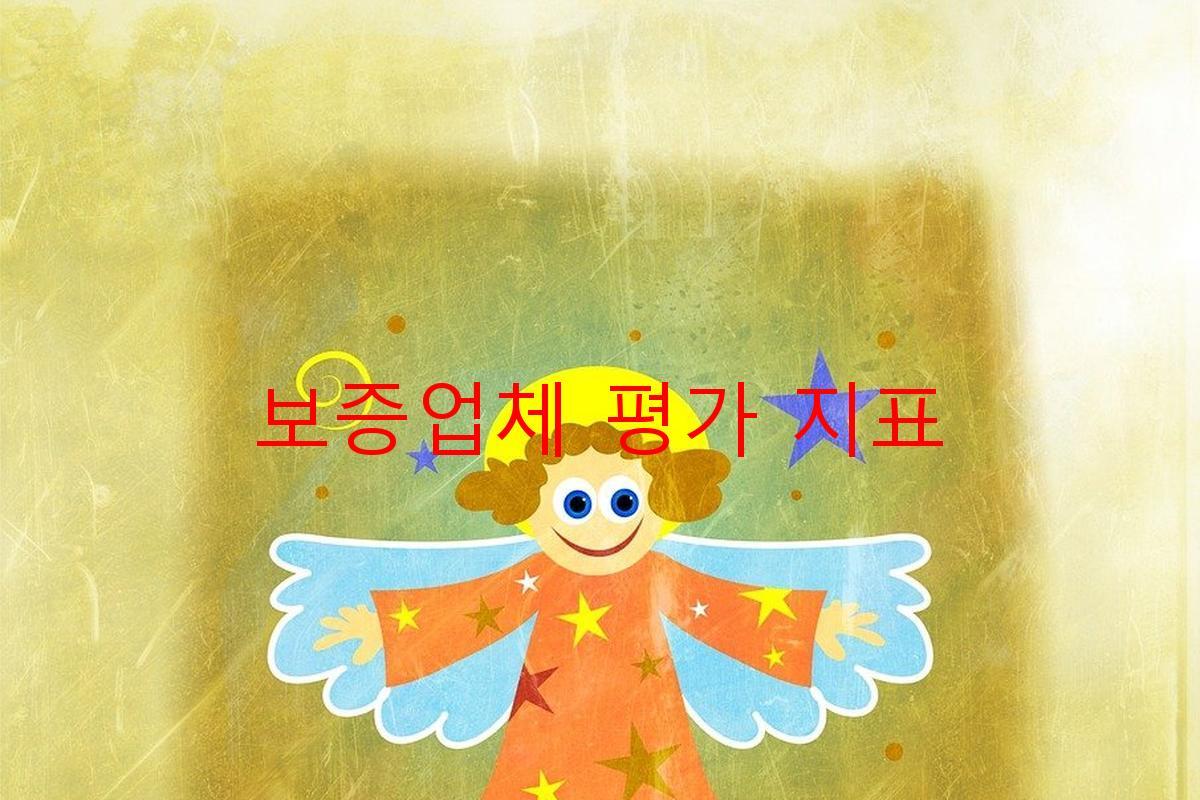 보증업체 평가 지표