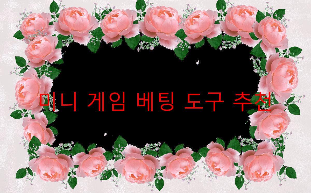 미니 게임 베팅 도구 추천