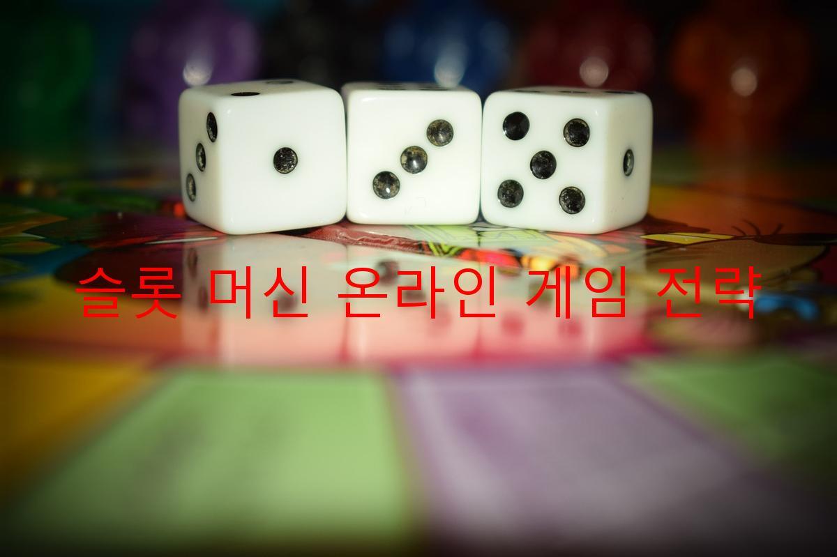 슬롯 머신 온라인 게임 전략