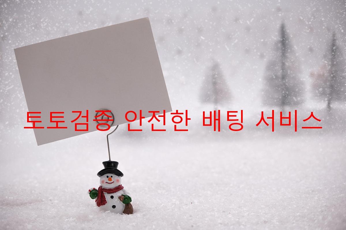 토토검증 안전한 배팅 서비스