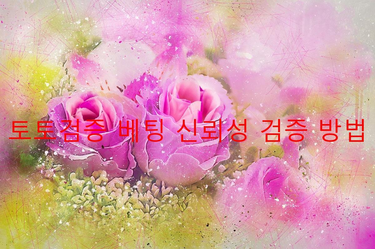 토토검증 베팅 신뢰성 검증 방법