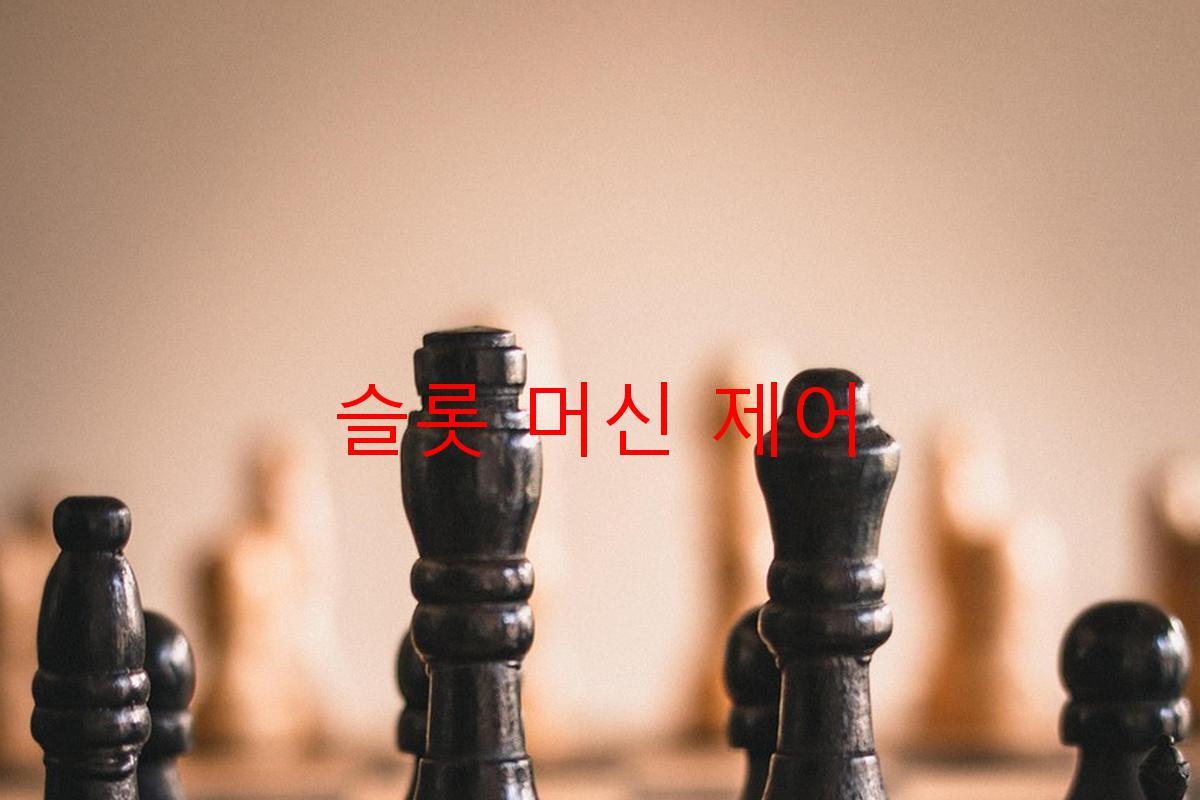 슬롯 머신 제어