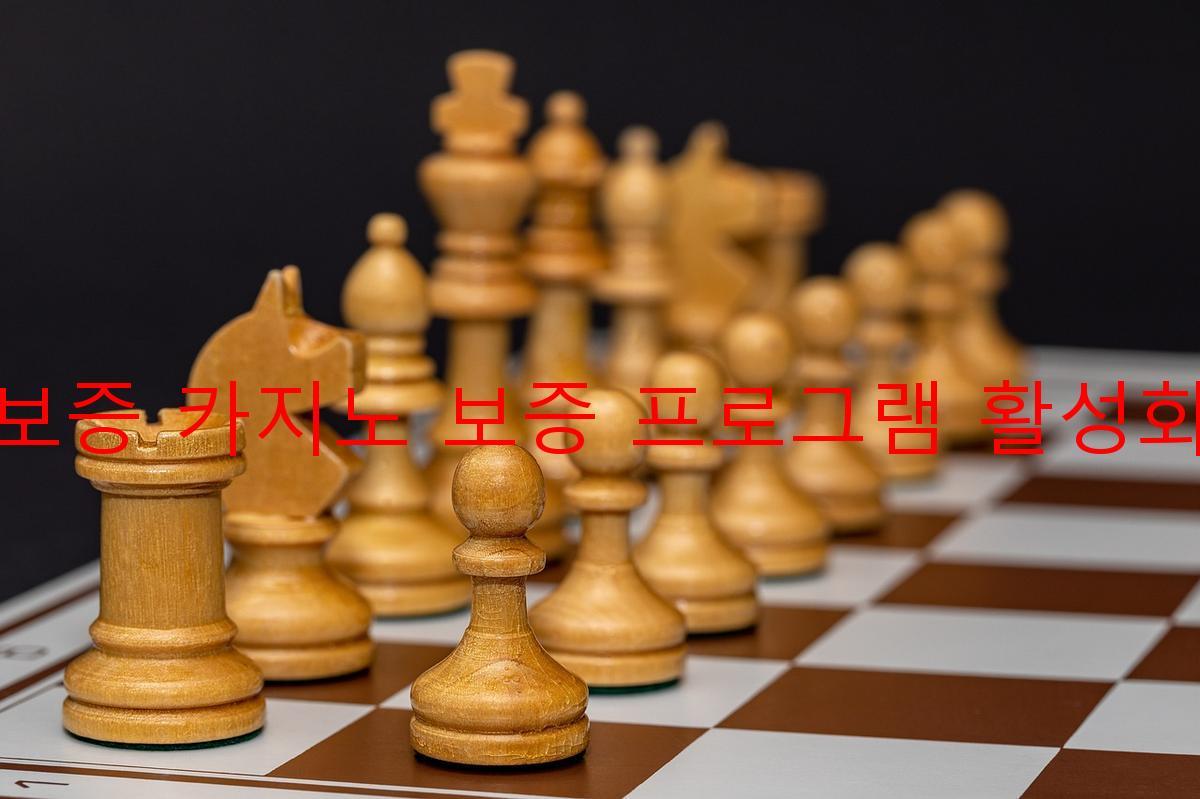 보증 카지노 보증 프로그램 활성화