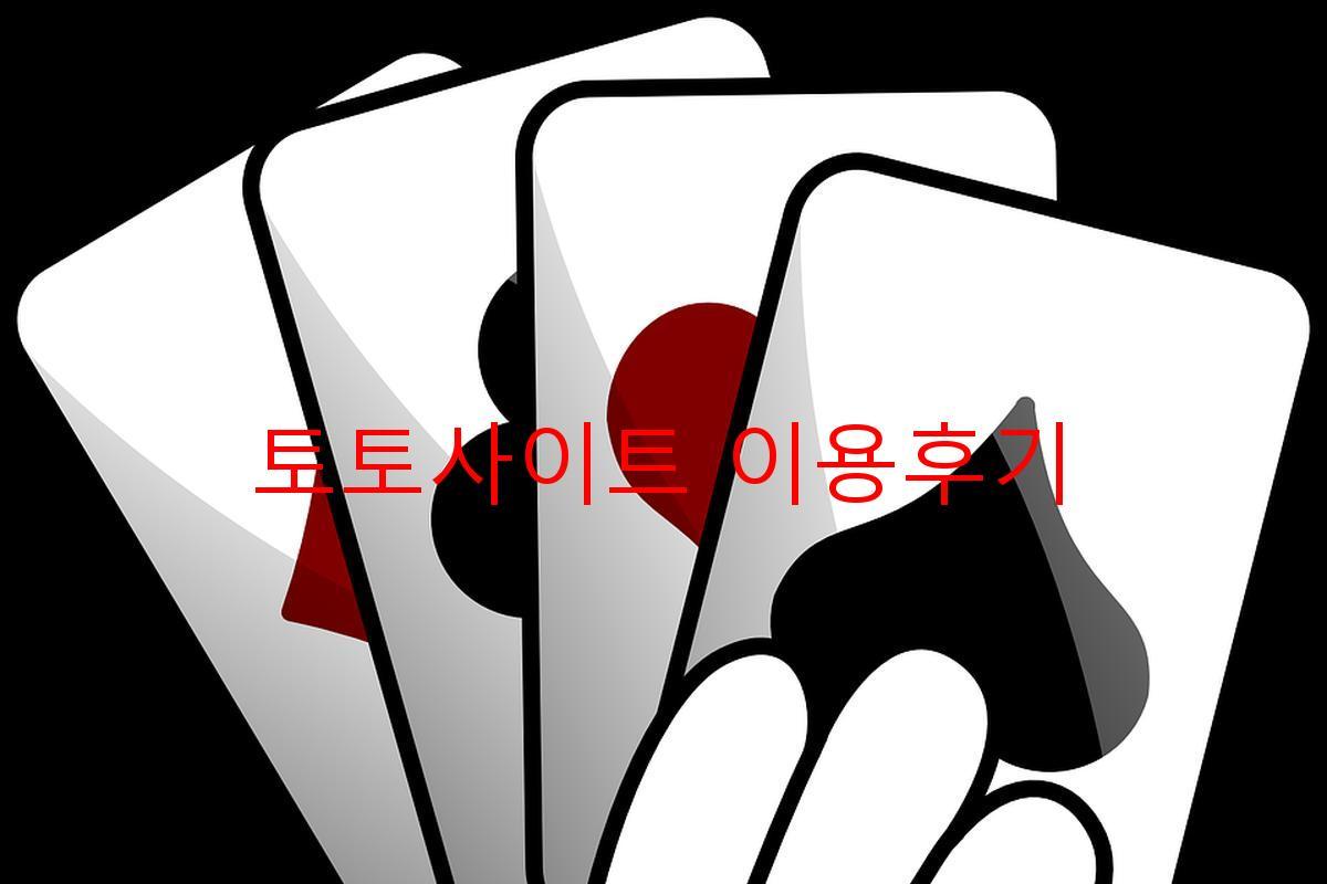 토토사이트 이용후기