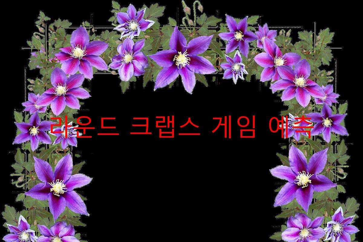 라운드 크랩스 게임 예측