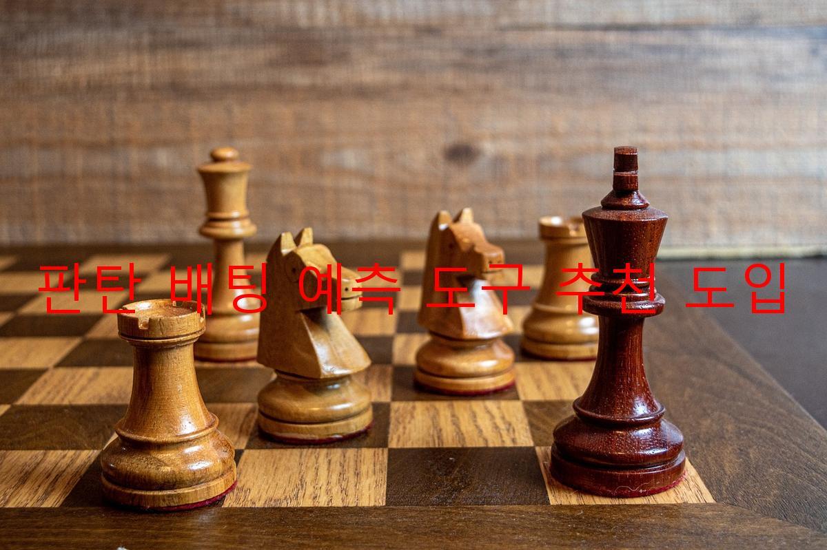 판탄 배팅 예측 도구 추천 도입