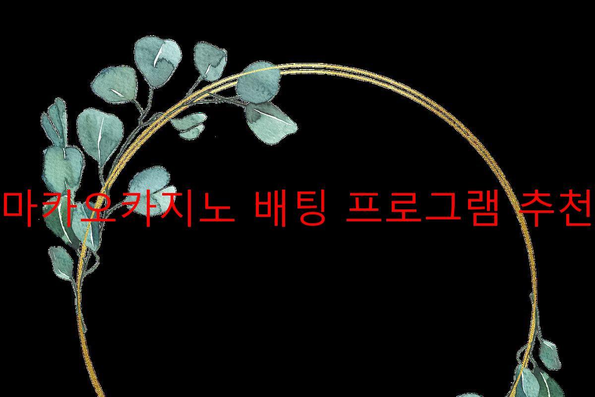 마카오카지노 배팅 프로그램 추천