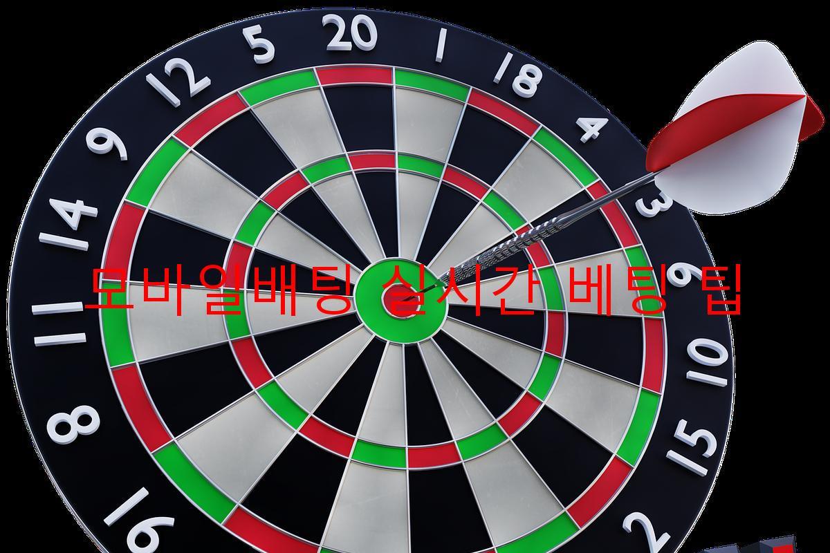 모바일배팅 실시간 베팅 팁