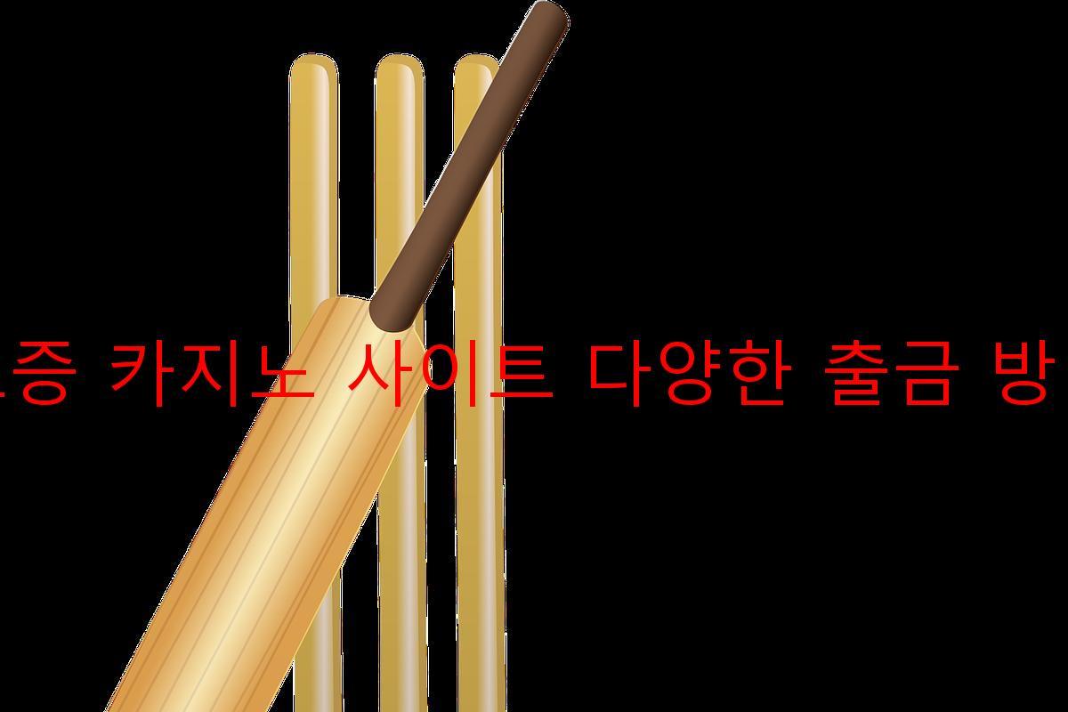 보증 카지노 사이트 다양한 출금 방법