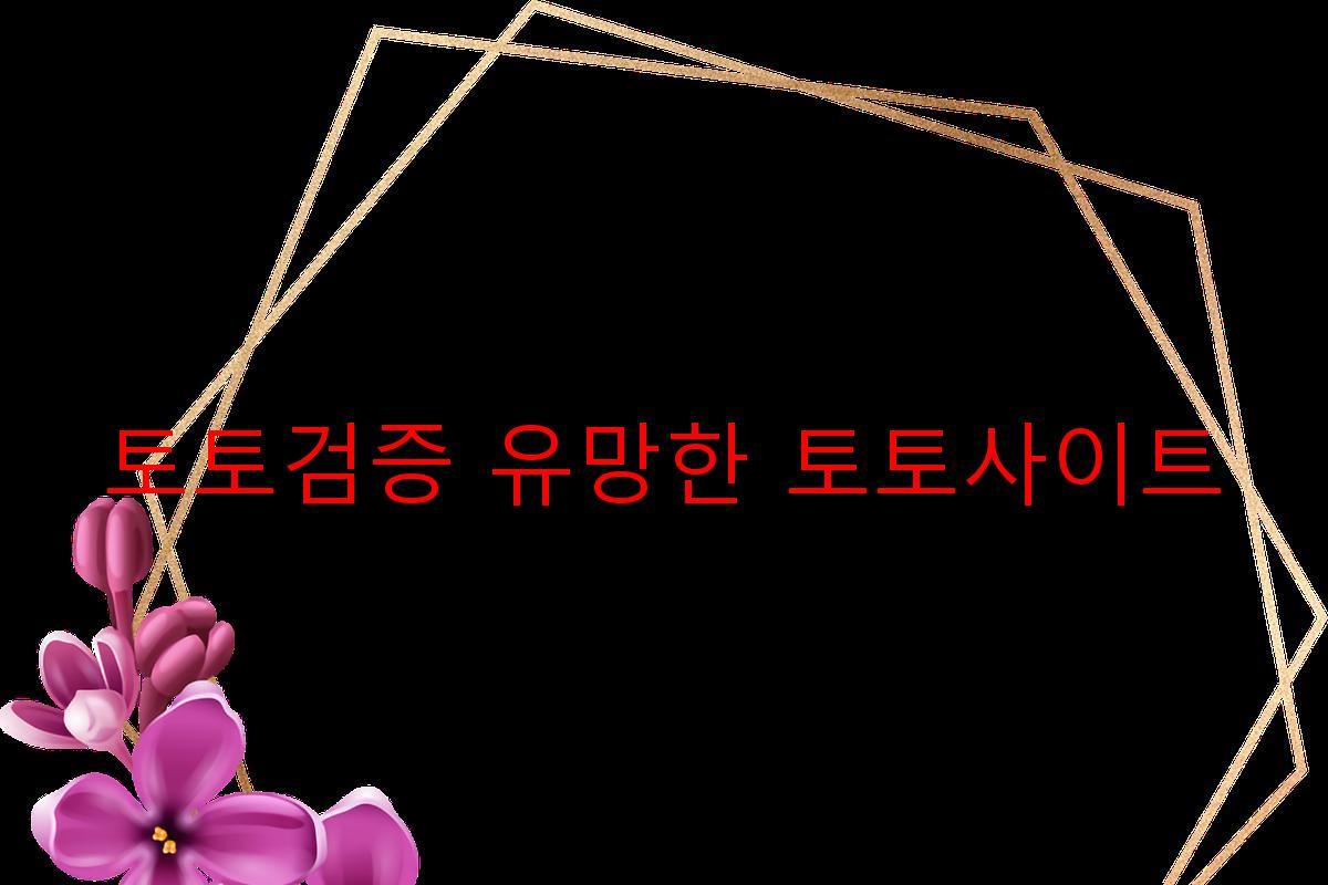 토토검증 유망한 토토사이트