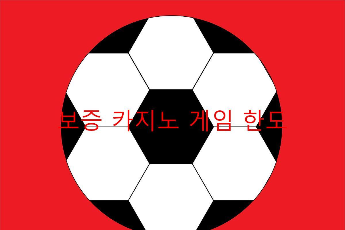 보증 카지노 게임 한도