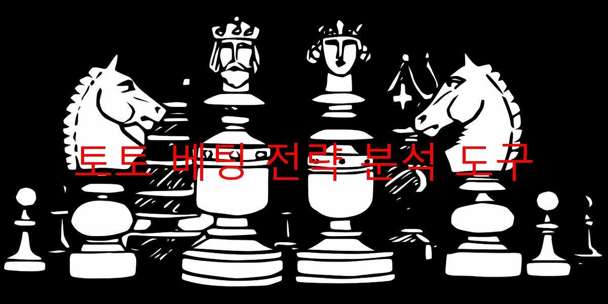 토토 베팅 전략 분석 도구